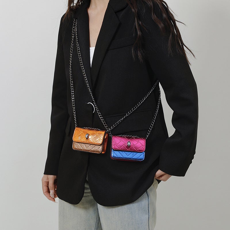 Diamond Chain Bag For Women 2025 Popular Small Square Bag High-End Versatile Mini Crossbody Bag - Image 4